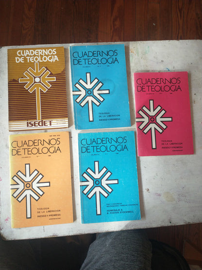 Libro usado en venta: Cuadernos de Teologia (5 Vol.); editorial Litodar impreso en 1986 realizamos envios a todo el mundo.1