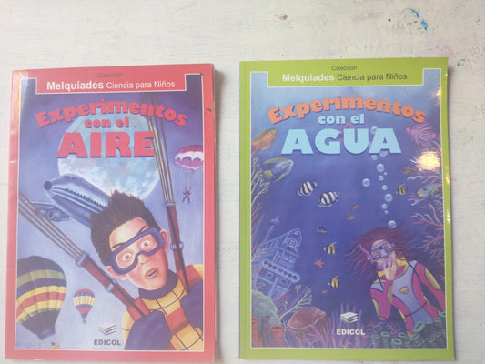 Libro usado en venta: Experimentos con el agua - con el aire de Melquiades; editorial Edicol impreso en 2007 realizamos envios a todo el mundo.1