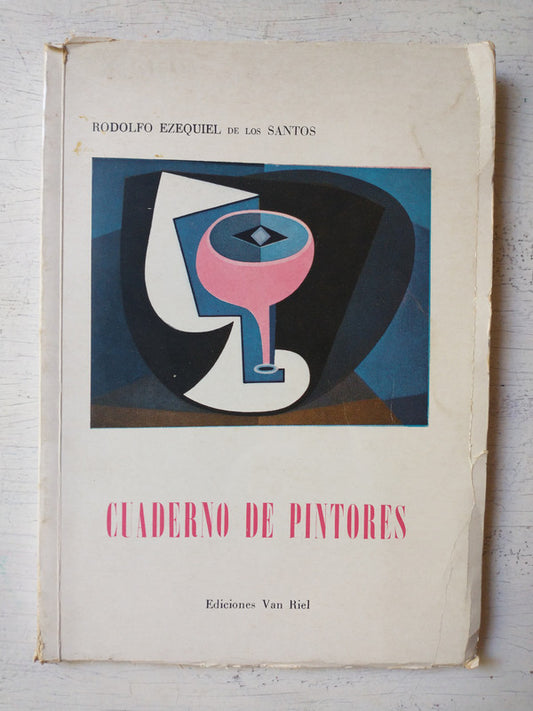 Libro usado en venta: Cuaderno de pintores de Rodolfo Ezequiel de los Santos; editorial Van Riel impreso en 1967 realizamos envios a todo el mundo.1