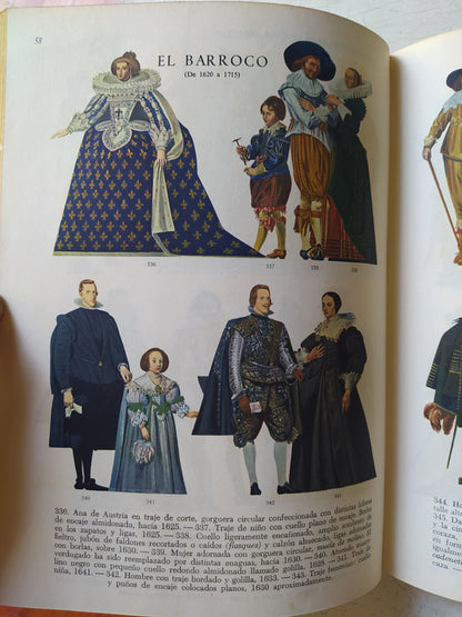 Libro usado en venta: Historia grafica de la moda de Henry Harald Hansen; editorial Juventud impreso en 1959 realizamos envios a todo el mundo.4