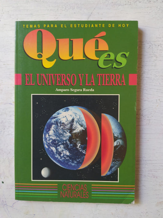 Libro usado en venta: Que es? El universo y la tierra de Amparo Segura Rueda; editorial Granada impreso en 1991 realizamos envios a todo el mundo.1