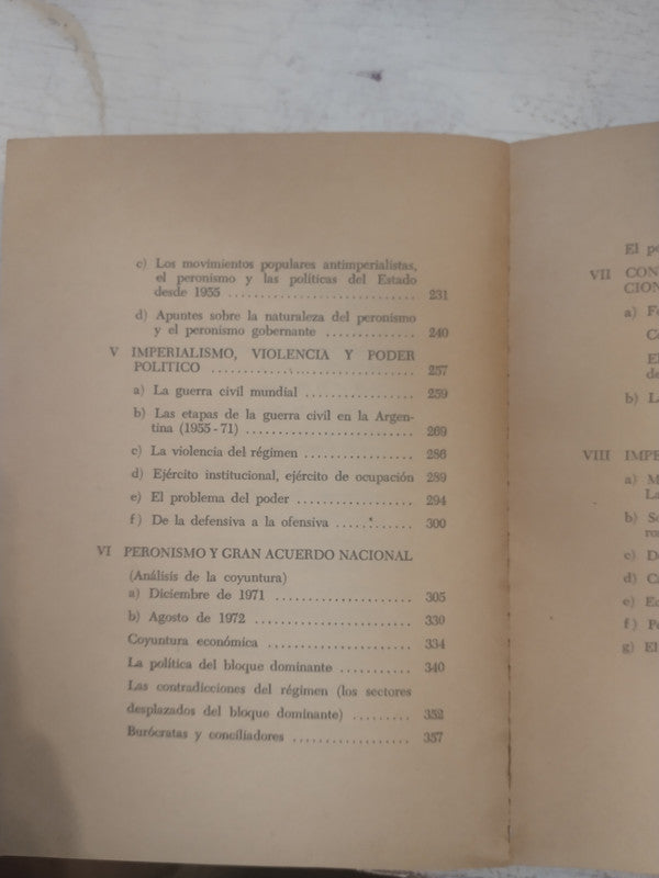 Libro usado en venta: Poder imperialista y liberacion nacional de Roberto Carri; editorial EFECE impreso en 1973 realizamos envios a todo el mundo.2