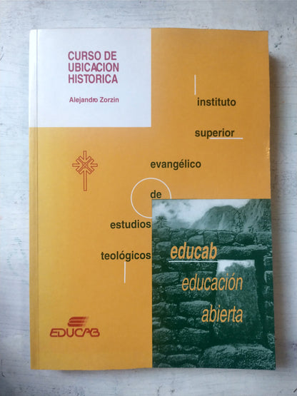 Libro usado en venta: Curso de ubicaci?n historica de Alejandro Zorzin; editorial ISEDET impreso en 1998 realizamos envios a todo el mundo.1