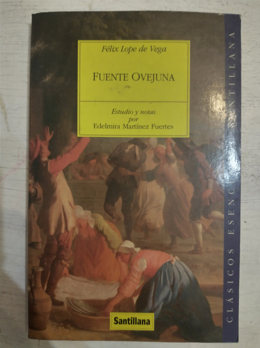 Libro usado en venta: Fuente Ovejuna de Lope de Vega; editorial Santillana impreso en 1982 realizamos envios a todo el mundo.1