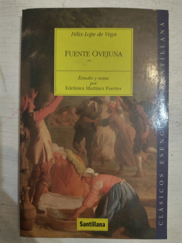 Libro usado en venta: Fuente Ovejuna de Lope de Vega; editorial Santillana impreso en 1982 realizamos envios a todo el mundo.1