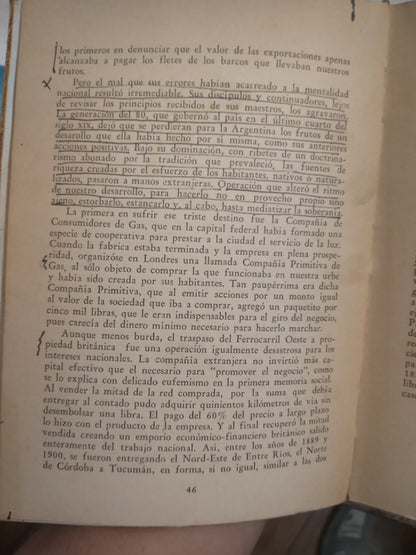 Libro usado en venta: Balance de siglo y medio de Julio Irazusta; editorial Theoria impreso en 1966 realizamos envios a todo el mundo.5