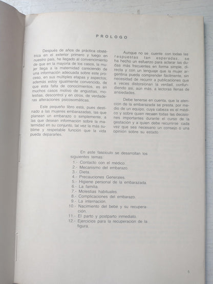 Libro usado en venta: Mi embarazo de Jorge V. Cacios; impreso en 1982 realizamos envios a todo el mundo.3