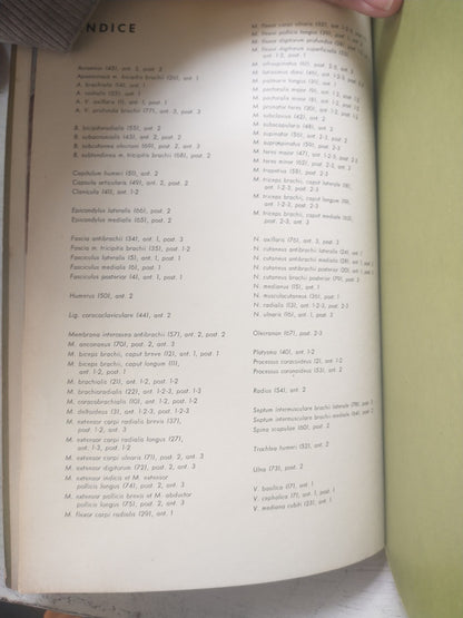 Libro usado en venta: El brazo en transparencias anatomicas; editorial Abbott Laboratories realizamos envios a todo el mundo.4