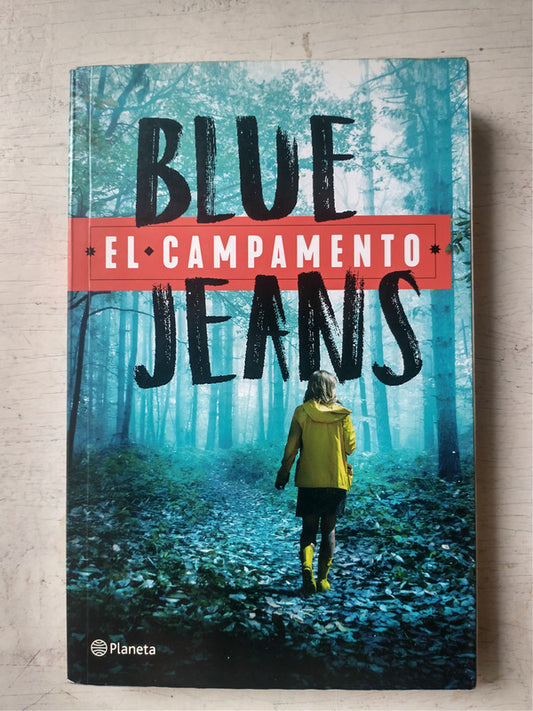 Libro usado en venta: El campamento de Blue Jeans; editorial Planeta impreso en 2021 realizamos envios a todo el mundo.1