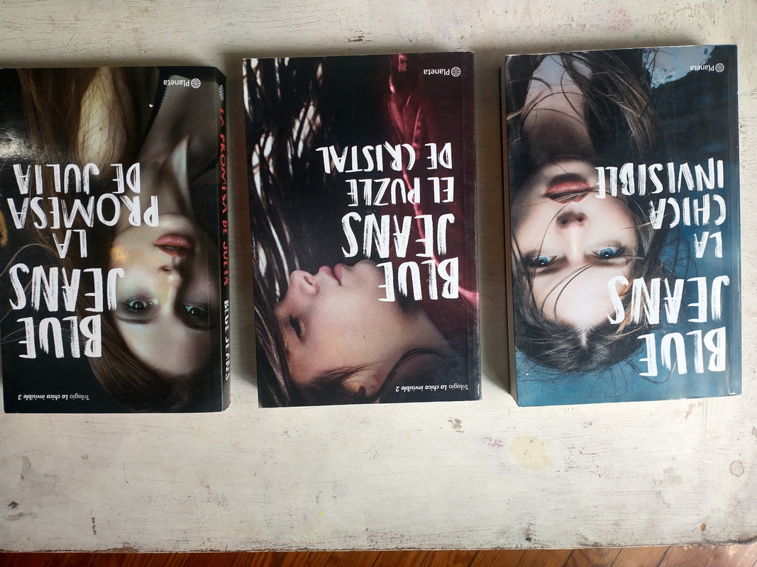 Libro usado en venta: Trilogia - La chica invisible de Blue Jeans; editorial Planeta impreso en 2018 realizamos envios a todo el mundo.1