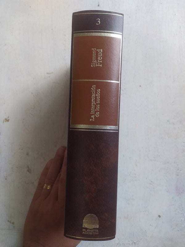 Libro usado en venta: La interpretacion de los sue?os de Sigmund Freud; editorial Planeta - Agostini impreso en 1992 realizamos envios a todo el mundo.3