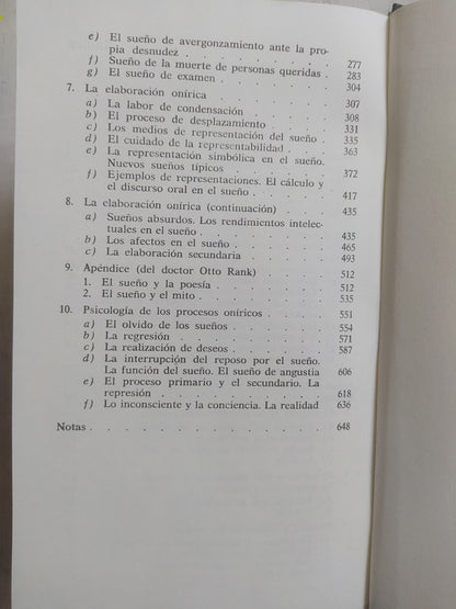 Libro usado en venta: La interpretacion de los sue?os de Sigmund Freud; editorial Planeta - Agostini impreso en 1992 realizamos envios a todo el mundo.5