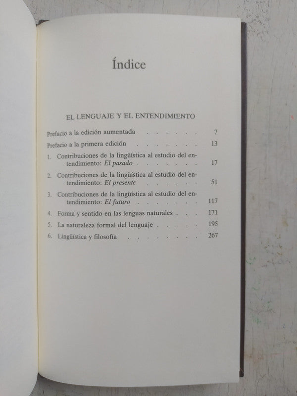 Libro usado en venta: El lenguaje y el entendimiento de Noam Chomsky; editorial Planeta - Agostini impreso en 1992 realizamos envios a todo el mundo.4