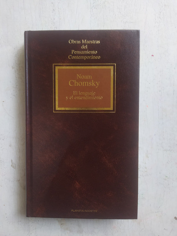 Libro usado en venta: El lenguaje y el entendimiento de Noam Chomsky; editorial Planeta - Agostini impreso en 1992 realizamos envios a todo el mundo.1