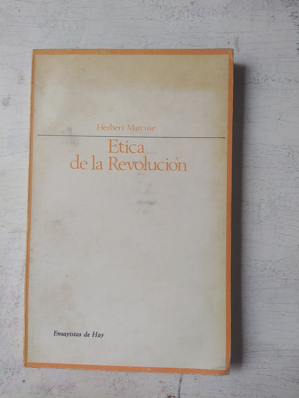Libro usado en venta: Etica de la Revolucion de Herbert Marcuse; editorial Taurus impreso en 1969 realizamos envios a todo el mundo.1