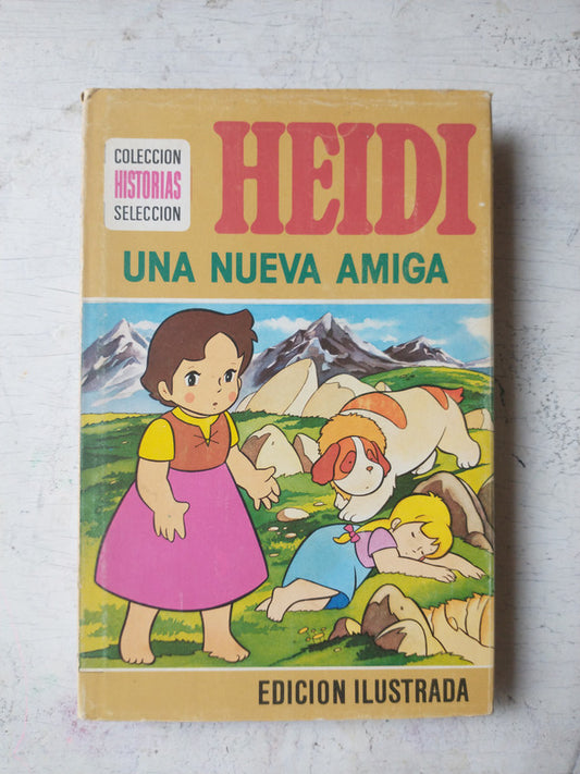 Libro usado en venta: Heidi - Una nueva amiga; editorial Bruguera impreso en 1976 realizamos envios a todo el mundo.1