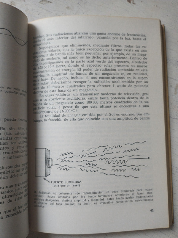 Libro usado en venta: Masers y lasers de Arthur Klein; editorial Labor realizamos envios a todo el mundo.2