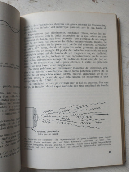 Libro usado en venta: Masers y lasers de Arthur Klein; editorial Labor realizamos envios a todo el mundo.2