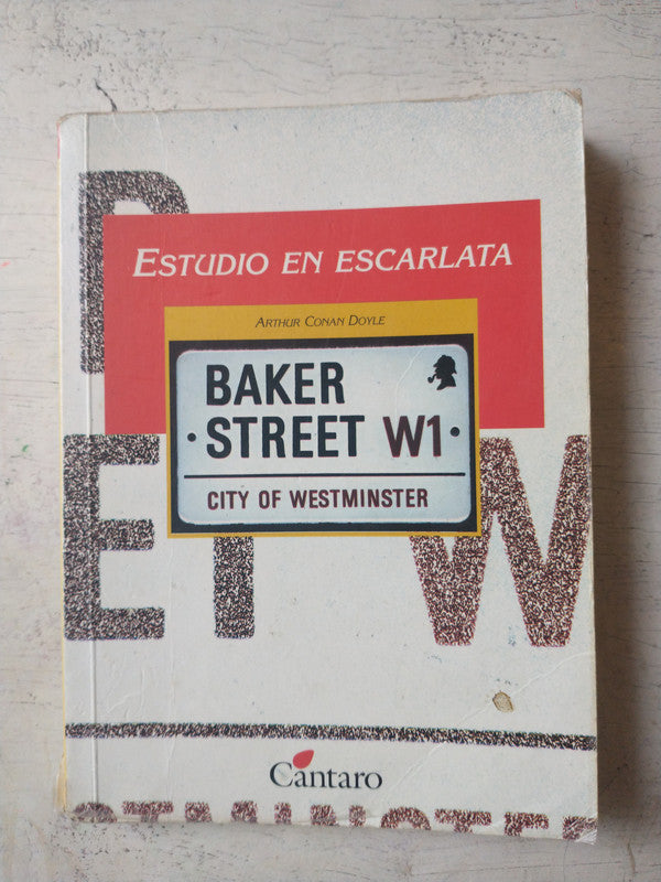 Libro usado en venta: Estudio en Escarlata de Arthur Conan Doyle; editorial Cantaro impreso en 2011 realizamos envios a todo el mundo.1