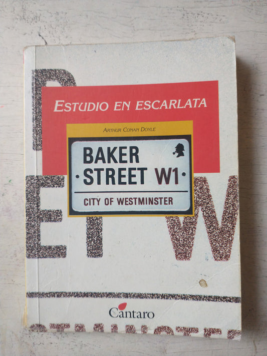 Libro usado en venta: Estudio en Escarlata de Arthur Conan Doyle; editorial Cantaro impreso en 2011 realizamos envios a todo el mundo.1