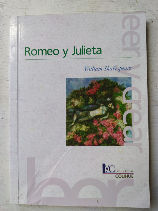 Libro usado en venta: Romeo y Julieta de William Shakespeare; editorial Colihue impreso en 1998 realizamos envios a todo el mundo.1