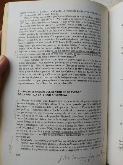 Libro usado en venta: Proyeccion continental de la Argentina de Alberto E Asseff; editorial Pleamar impreso en 1980 realizamos envios a todo el mundo.2