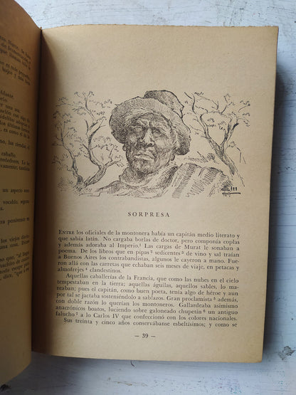 Libro usado en venta: La guerra gaucha de Leopoldo Lugones; editorial Centurion impreso en 1962 realizamos envios a todo el mundo.3