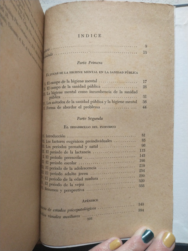 Libro usado en venta: Higiene mental de Paul V. Lemkau; editorial Fondo de Cultura Economica impreso en 1958 realizamos envios a todo el mundo.2