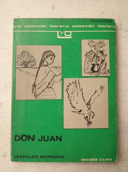 Libro usado en venta: Don Juan de Leopoldo Marechal; editorial Colihue impreso en 1983 realizamos envios a todo el mundo.1