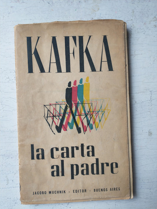 Libro usado en venta: Carta al padre de Franz Kafka; editorial Jacobo Muchnik impreso en 1955 realizamos envios a todo el mundo.1