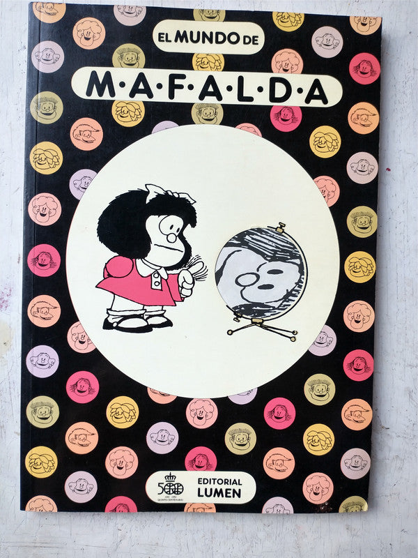 Libro usado en venta: El mundo de Mafalda de Quino; editorial Lumen impreso en 1992 realizamos envios a todo el mundo.1