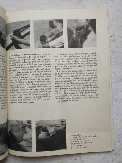 Libro usado en venta: Arte popular y artesanias tradicionales de la Argentina; editorial Eudeba impreso en 1964 realizamos envios a todo el mundo.3