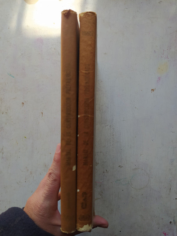 Libro usado en venta: Manual de la construccion prefabricada (Tomo 1 y 3) de IngTihamer Konez; editorial Blume impreso en 1966 envios a todo el mundo.4