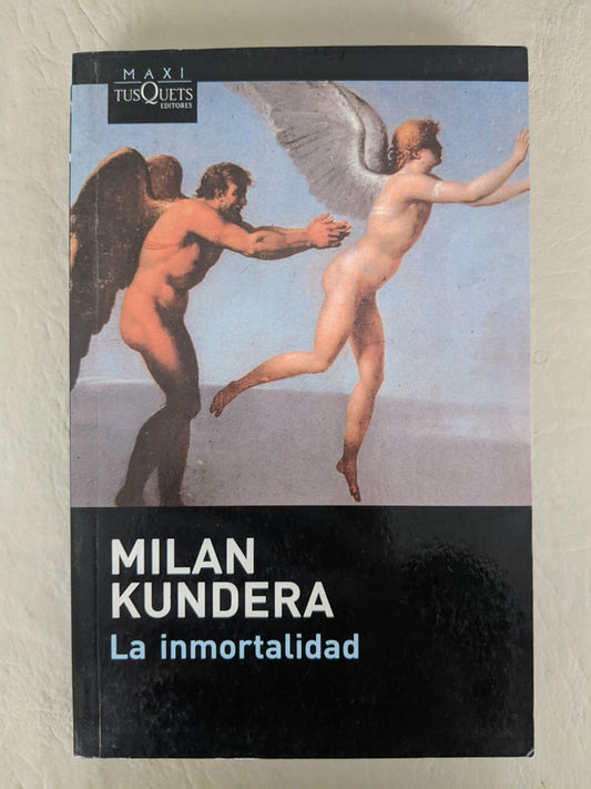 Libro usado en venta: La inmortalidad de Milan Kundera; editorial Tusquets impreso en 1990 realizamos envios a todo el mundo.1