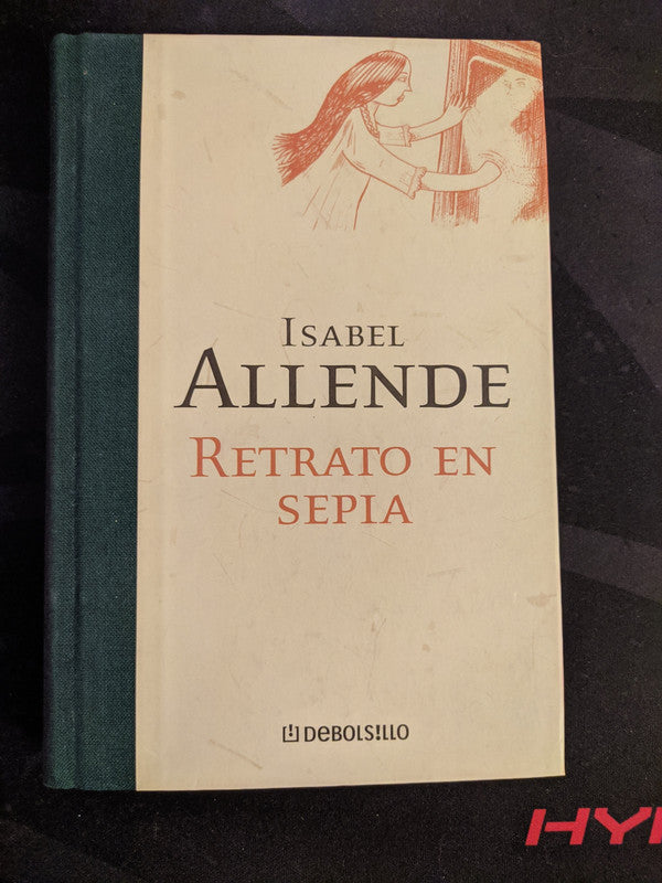 Libro usado en venta: Retrato en sepia de Isabel Allende; editorial DeBolsillo impreso en 2001 realizamos envios a todo el mundo.1