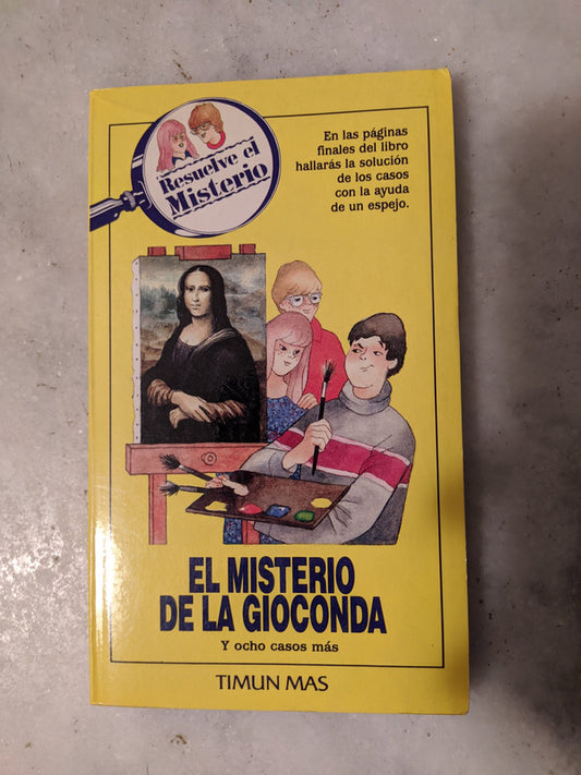 Libro usado en venta: El misterio de la Gioconda - y ocho casos m?s de Li; editorial Timun Mas impreso en 1988 realizamos envios a todo el mundo.1