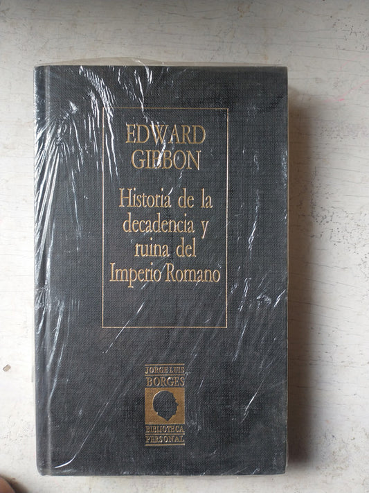 Libro usado en venta: Historia de la decadencia y ruina del Imperio Romano de Edward Gibbon; editorial Hyspamerica impreso en 1985.1