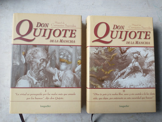 Libro usado en venta: Don Quijote de la Mancha de Miguel de Cervantes Saavedra; editorial Longseller impreso en 2005 realizamos envios a todo el mundo.1