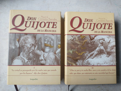 Libro usado en venta: Don Quijote de la Mancha de Miguel de Cervantes Saavedra; editorial Longseller impreso en 2005 realizamos envios a todo el mundo.1