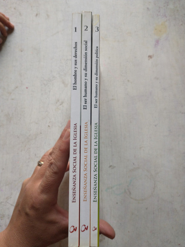 Libro usado en venta: Ense?anza Social de la Iglesia (3 Vol.) de Centro Pablo VI; editorial Ciudad Nueva impreso en 2006 envios a todo el mundo.2