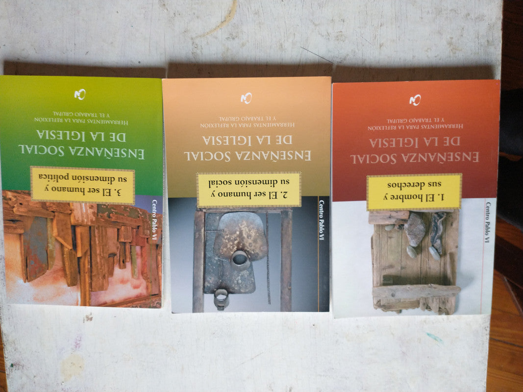 Libro usado en venta: Ense?anza Social de la Iglesia (3 Vol.) de Centro Pablo VI; editorial Ciudad Nueva impreso en 2006 envios a todo el mundo.1