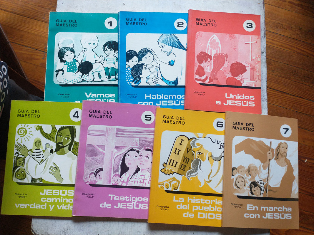 Libro usado en venta: Guia del maestro (7 Tomos); editorial GRAM impreso en 1979 realizamos envios a todo el mundo.1