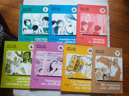 Libro usado en venta: Guia del maestro (7 Tomos); editorial GRAM impreso en 1979 realizamos envios a todo el mundo.1