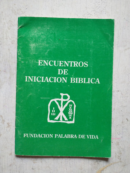 Libro usado en venta: Encuentros de iniciacion Biblica; editorial Fundacion Palabra de Vida impreso en 1990 realizamos envios a todo el mundo.1