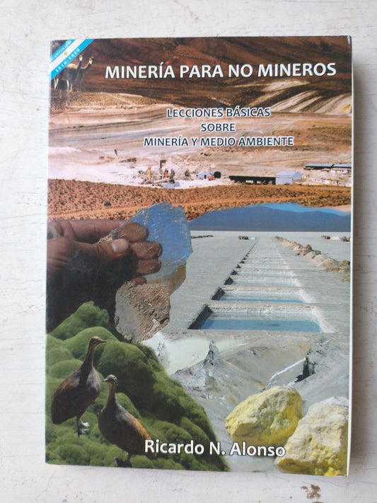 Libro usado en venta: Mineria para no mineros de Ricardo N. Alonso; editorial Mundo impreso en 2010 realizamos envios a todo el mundo.1