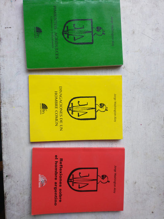 Libro usado en venta: 3 libros del autor de Jorge Washington Aloy; editorial Martin impreso en 2008 realizamos envios a todo el mundo.1