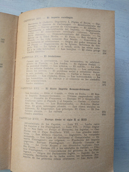 Libro usado en venta: Historia - Roma y edad media de Adolfo M. Fontan; editorial Luis Lasserre realizamos envios a todo el mundo.3