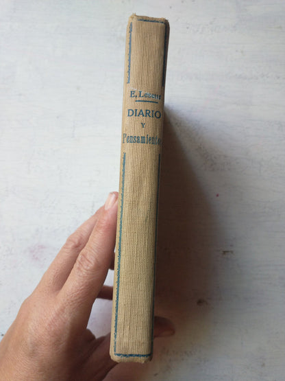 Libro usado en venta: Diario y pensamientos de cada dia de Elisabeth Leseur; editorial Poliglota impreso en 1942 realizamos envios a todo el mundo.3