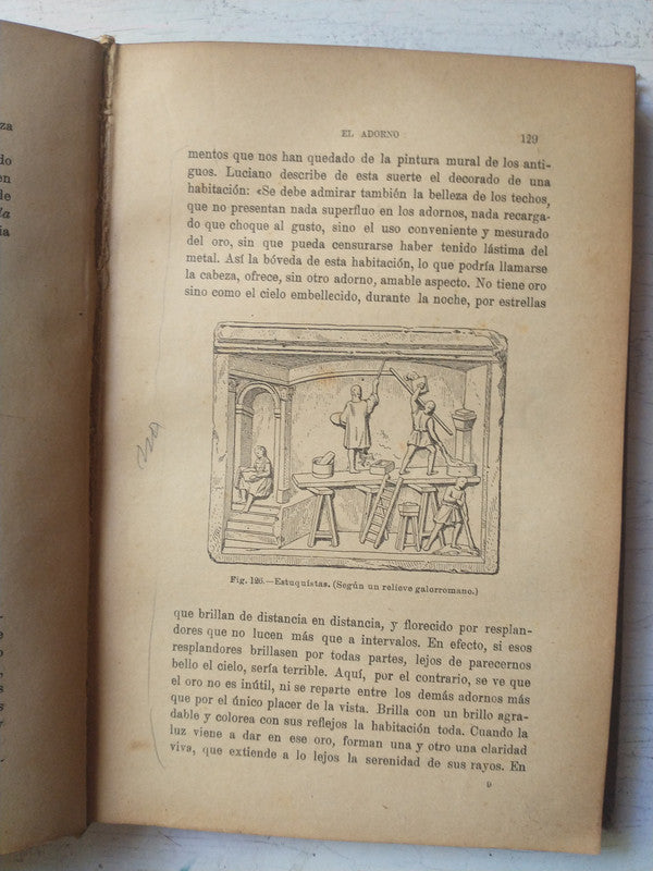 Libro usado en venta: La vida privada de los Antiguos - Vol. VI de R. Menard - C. Sauvageot; editorial Daniel Jorro impreso en 1925.3