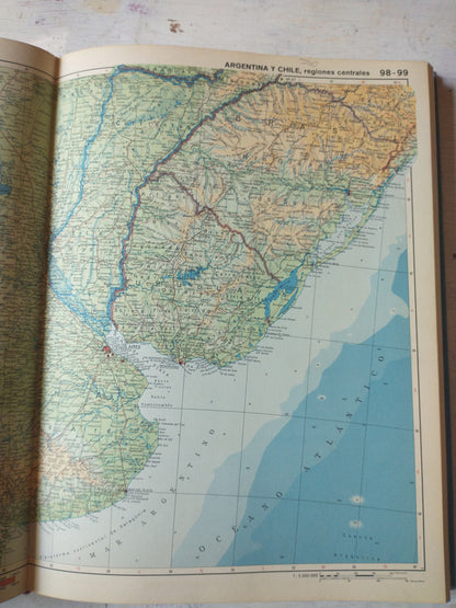 Libro usado en venta: Gran Atlas Vergara; editorial Vergara impreso en 1962 realizamos envios a todo el mundo.3